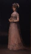Francisco de Goya Ritratto della contessa di Chincon Sweden oil painting artist